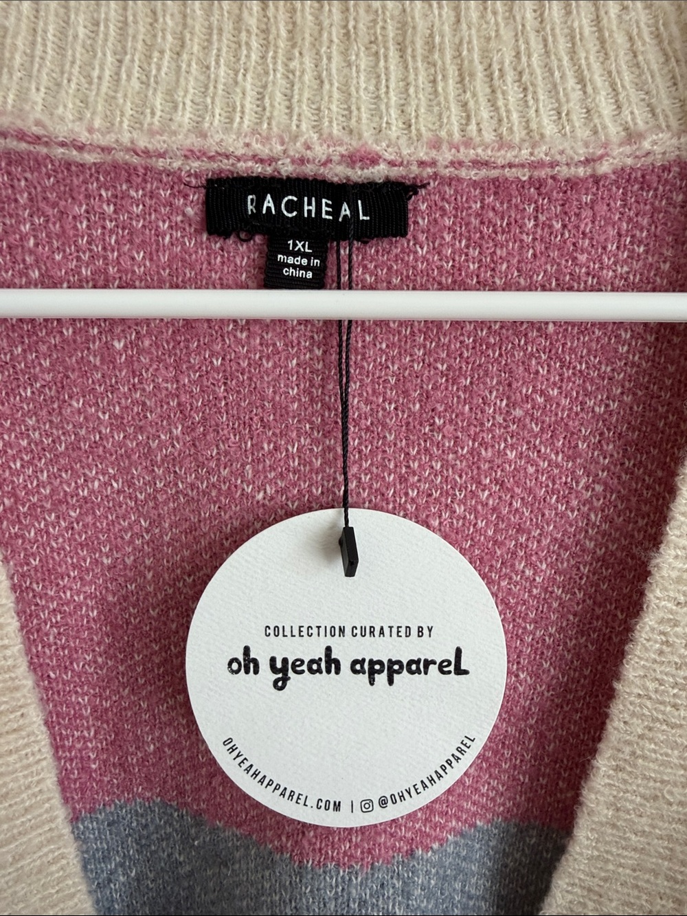 Colorblock Open Cardigan Sweater - Picture 2 of 3